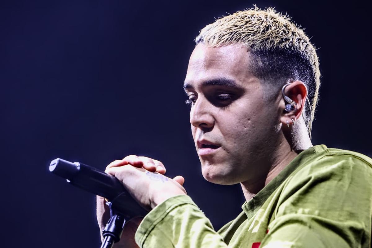 Un primer plano de Barry B en su concierto en Alicante