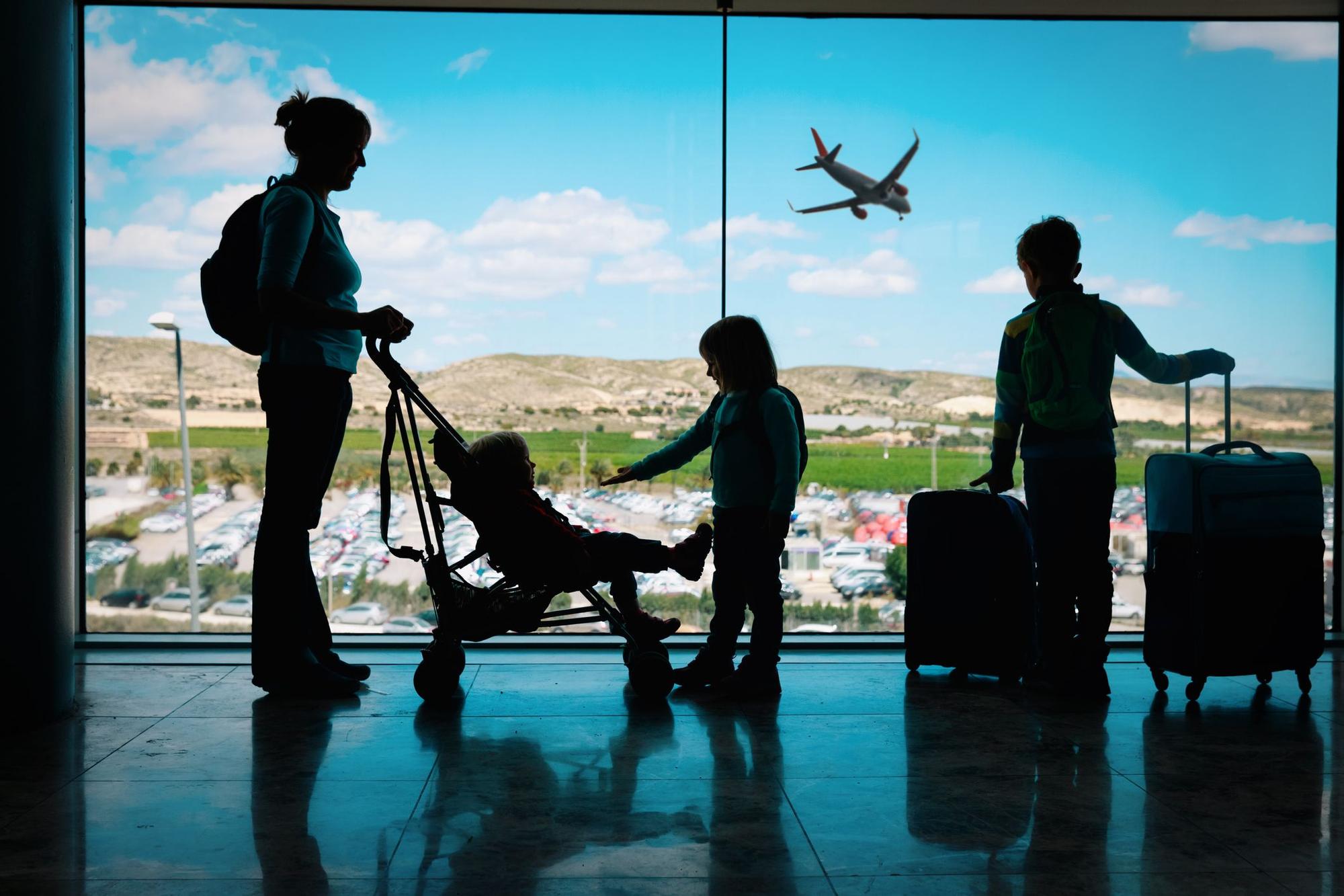 A punto de coger el vuelo.