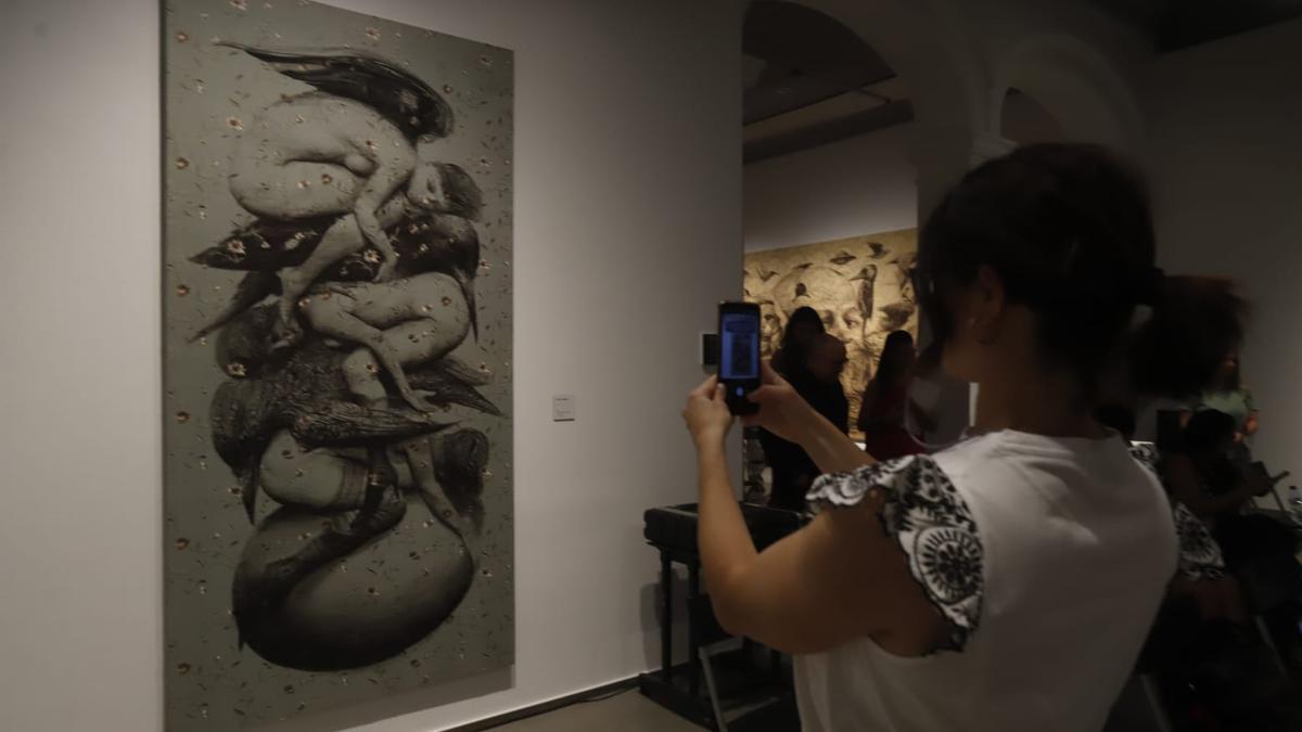 La exposición se ha inaugurado esta tarde en el Museo Goya.