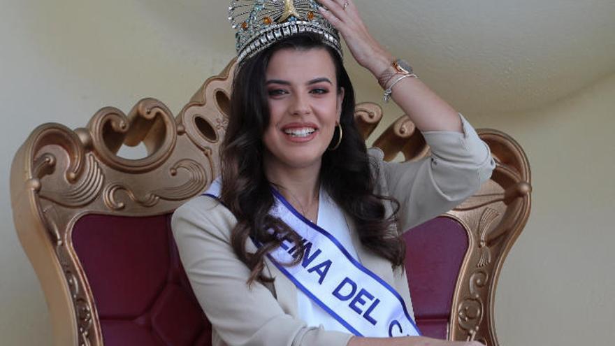 Minerva Hernández, reina del Carnaval de Las Palmas de Gran Canaria