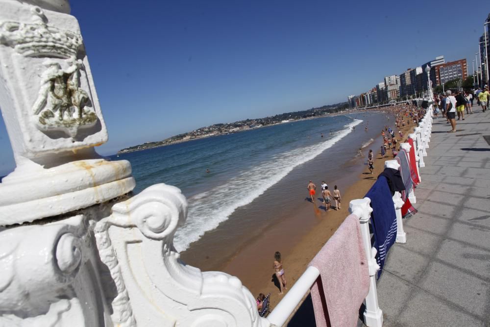 Buen tiempo en Gijón