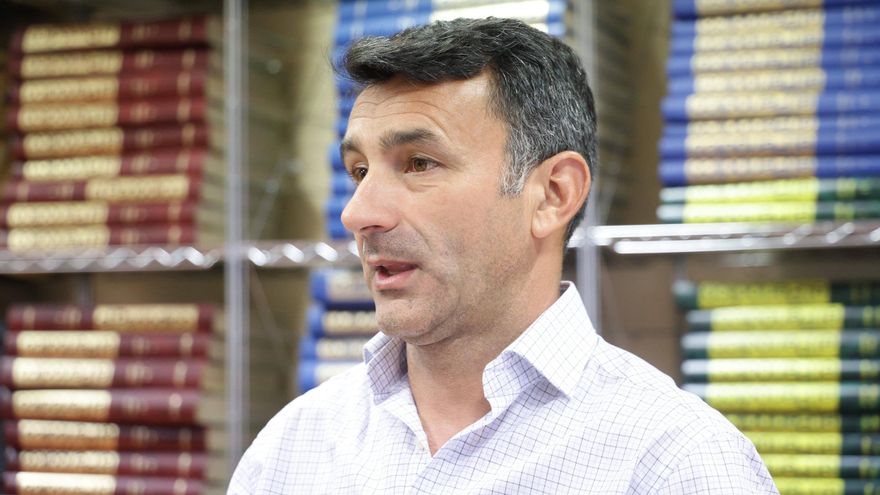 La entrevista a Carlos Ordóñez, presidente del Cacereño, en imágenes