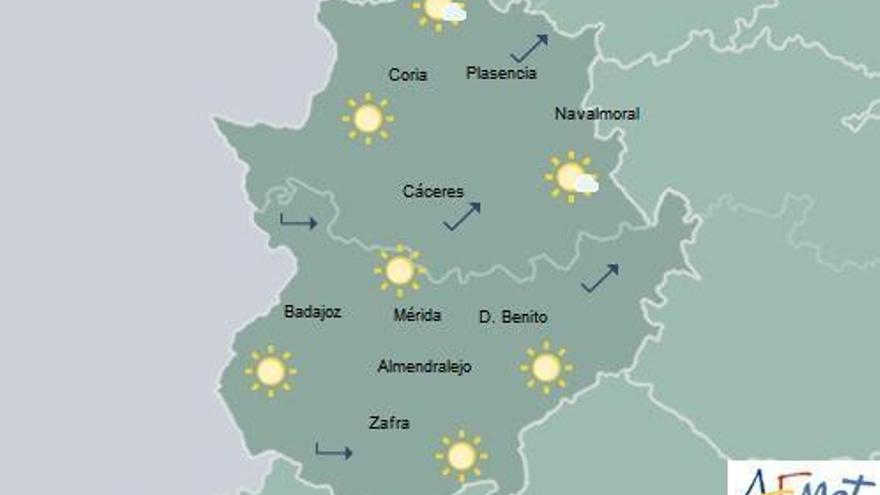 El &#039;veranillo de San Miguel&#039; dejará este viernes máximas superiores a los 30ºC en Extremadura