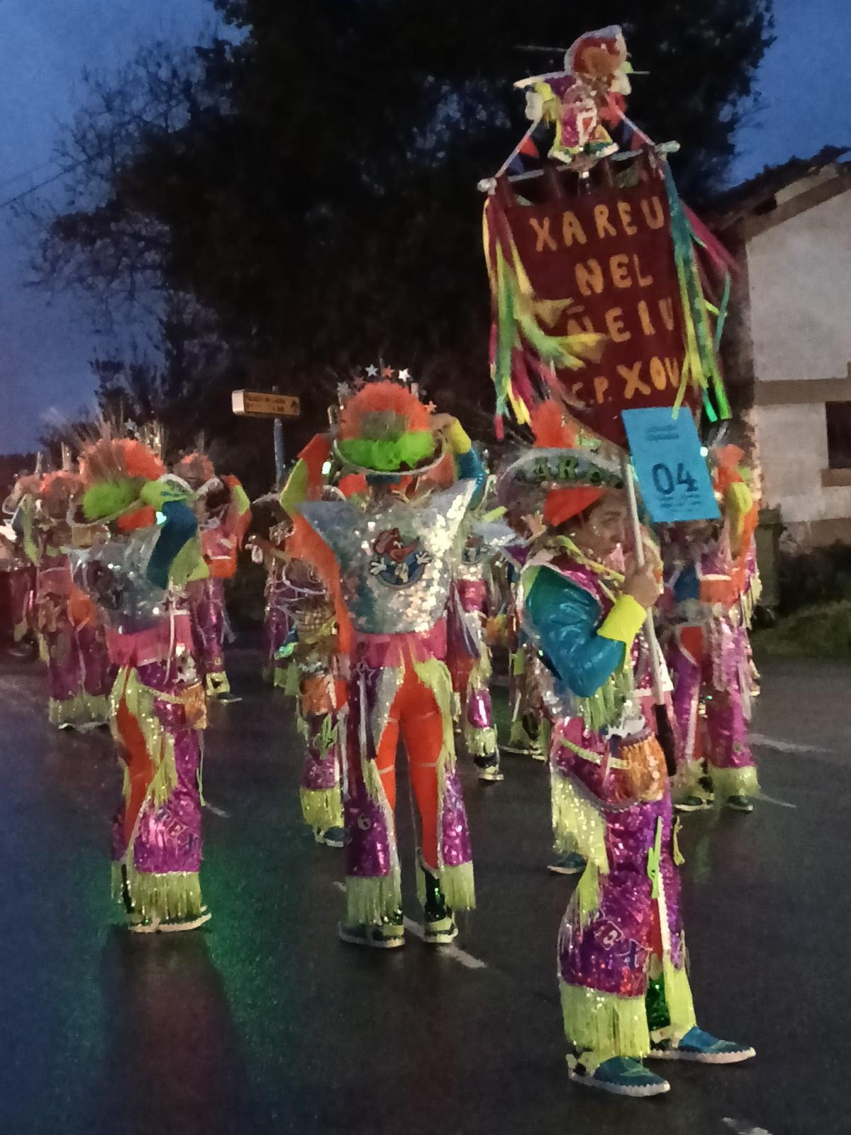 Fiesta del Antroxu en Llastres