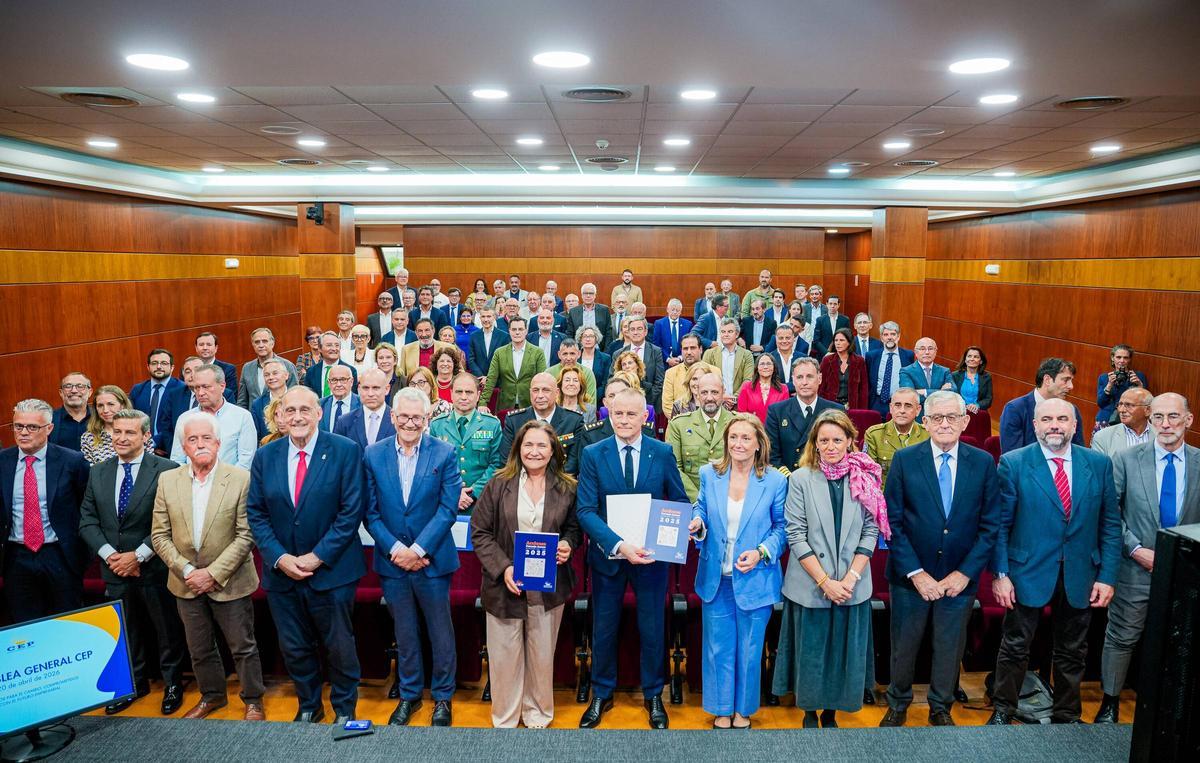 Clausura de la asamblea general de la CEP este lunes.