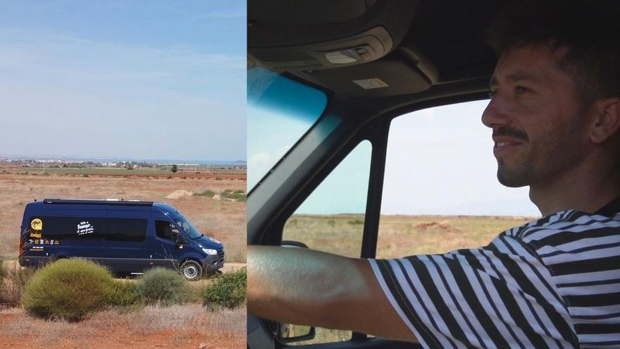 El periodista Pablo González se lanza a la aventura con una de las furgonetas camper de DFM Rent a Car