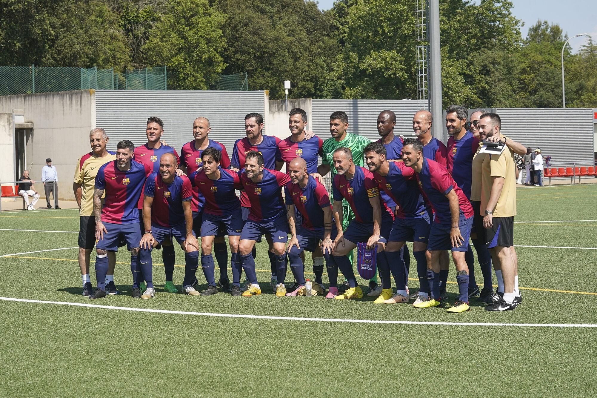 GIRONA. Torres de Palau Girona FC Legends-Agrupació Jugadors FCB, en homenatge a Pepe Pinto