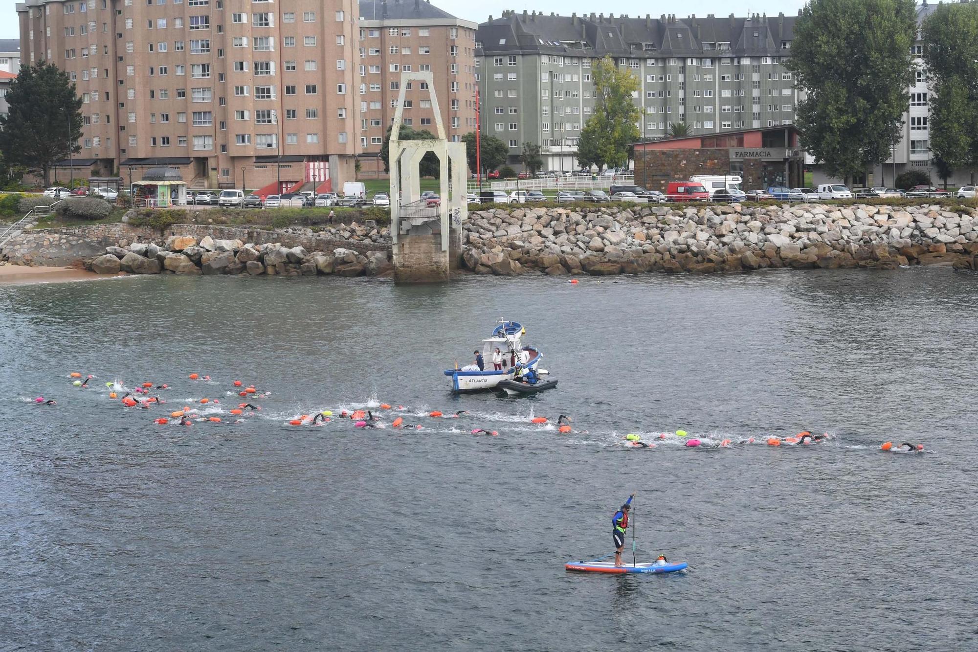 El circuito de aguas abierta Travesía Costa cierra su edición en A Coruña