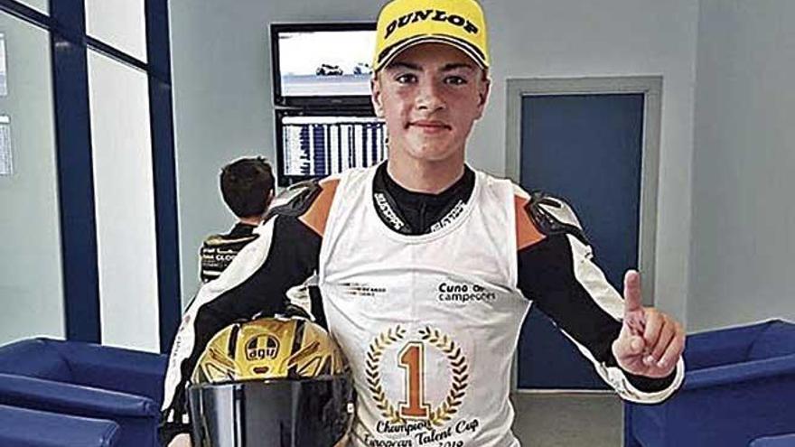 Izan Guevara se proclamó campeón de la Talent European Cup 2019.