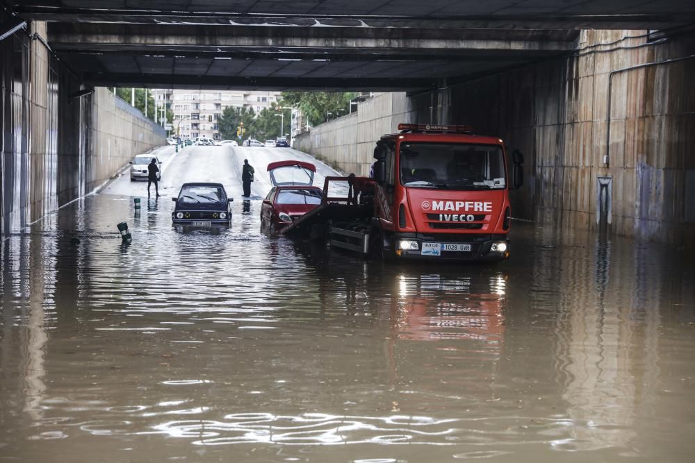 Intensas lluvias en Mallorca