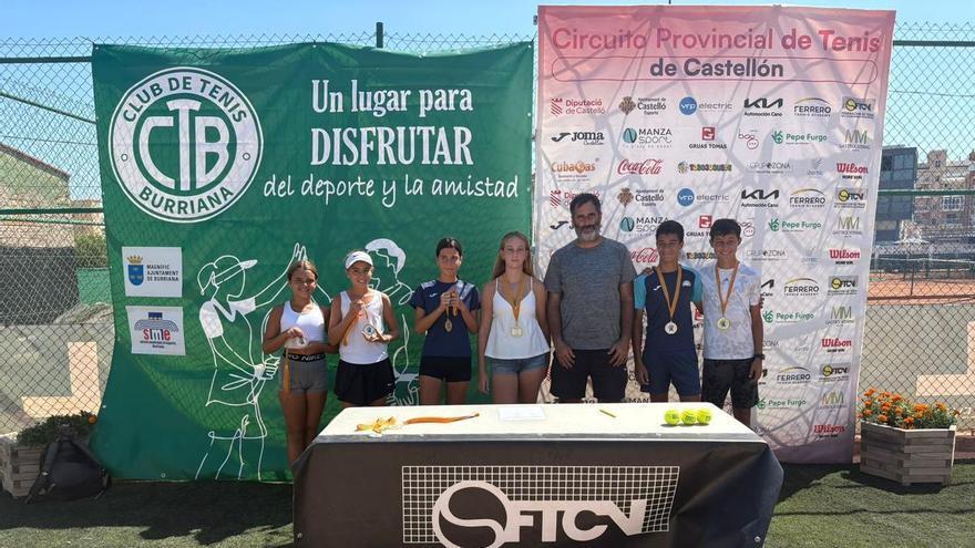 Der Circuito Provincial de Tenis krönt in Burriana seine letzten Meister