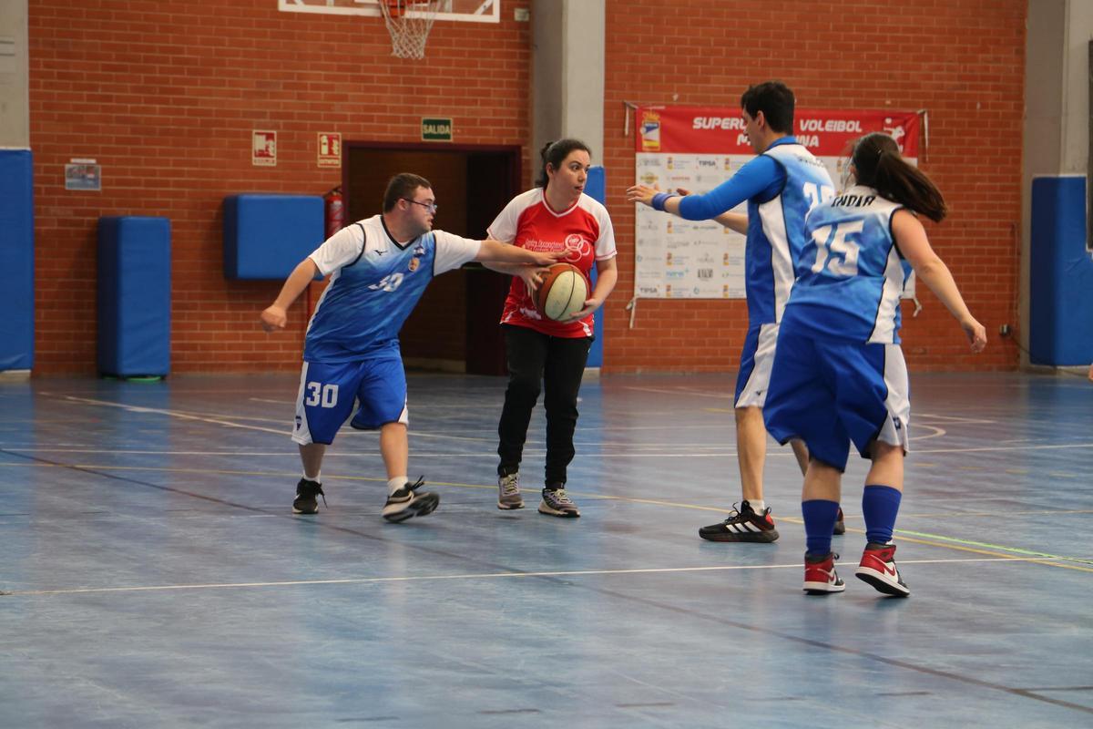 El CB Genovés Aspromivise de baloncesto inclusivo.