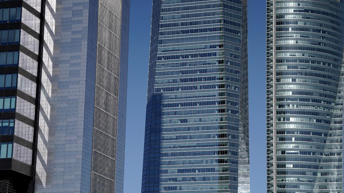 Imagen de las Cuatro Torres, el centro financiero de Madrid.
