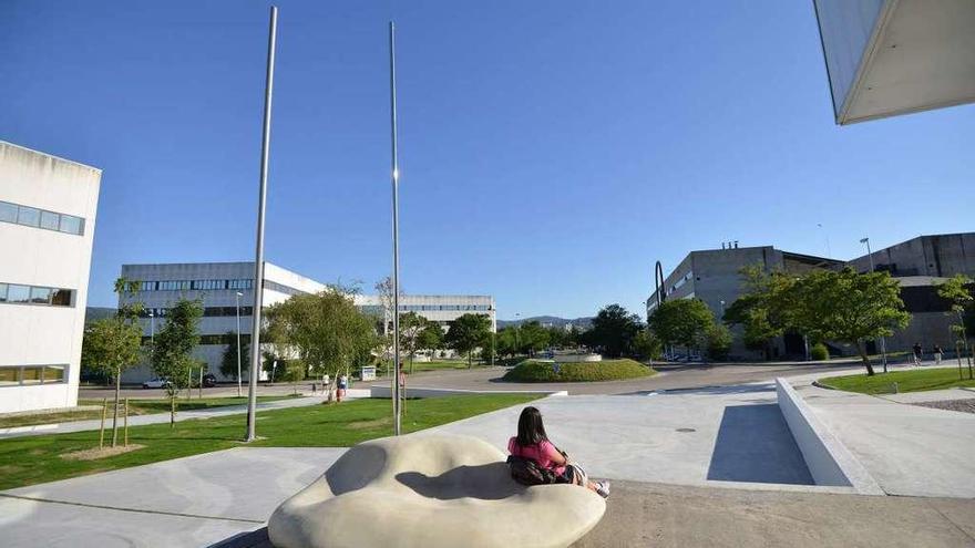 Una vista del campus universitario de Pontevedra. // Gustavo Santos