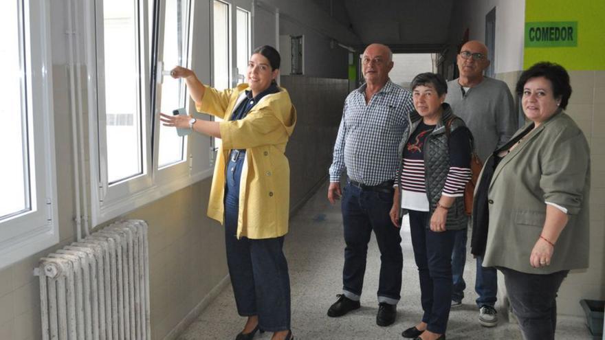 El colegio Curros Enríquez de Pazos mejora su eficiencia energética