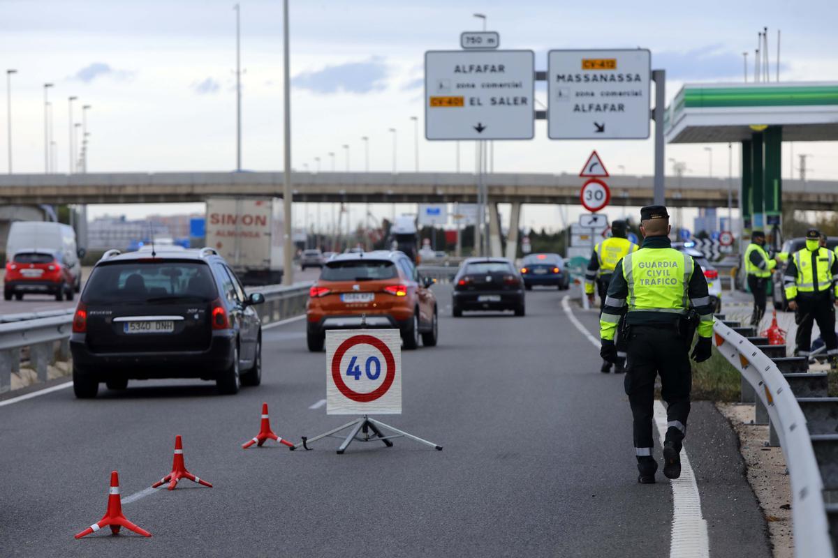 Control de la DGT en la carretera