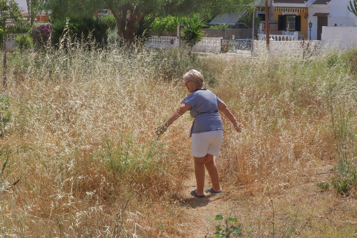 Parques en Orihuela Costa con deficiencias en el mantenimiento