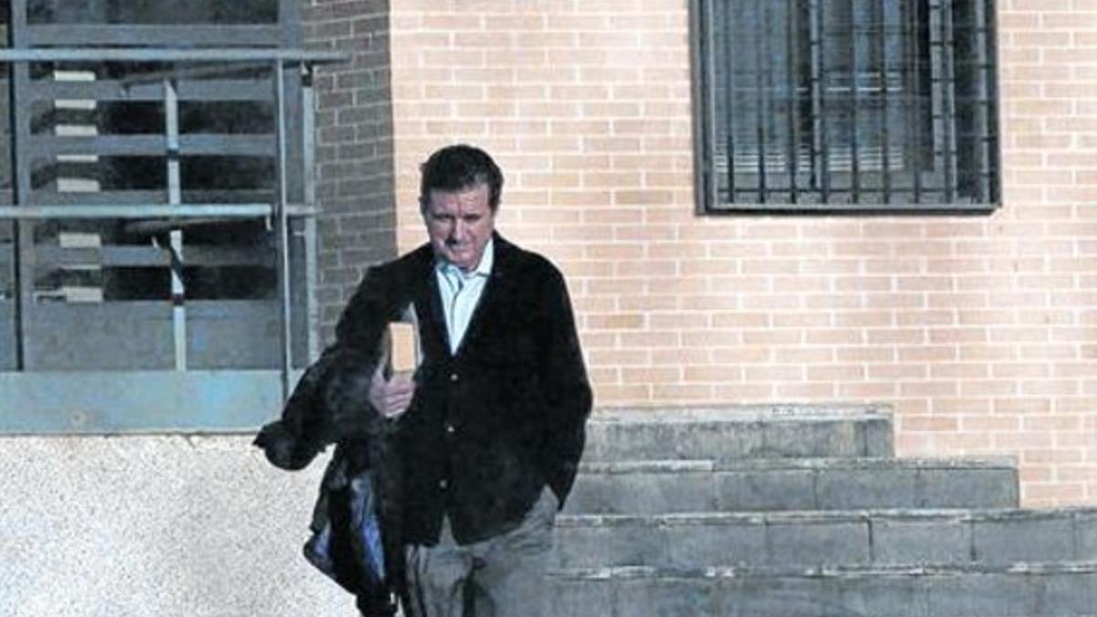 Jaume Matas abandona la prisión de Segovia tras serle concedido el tercer grado, el pasado 31 de octubre.