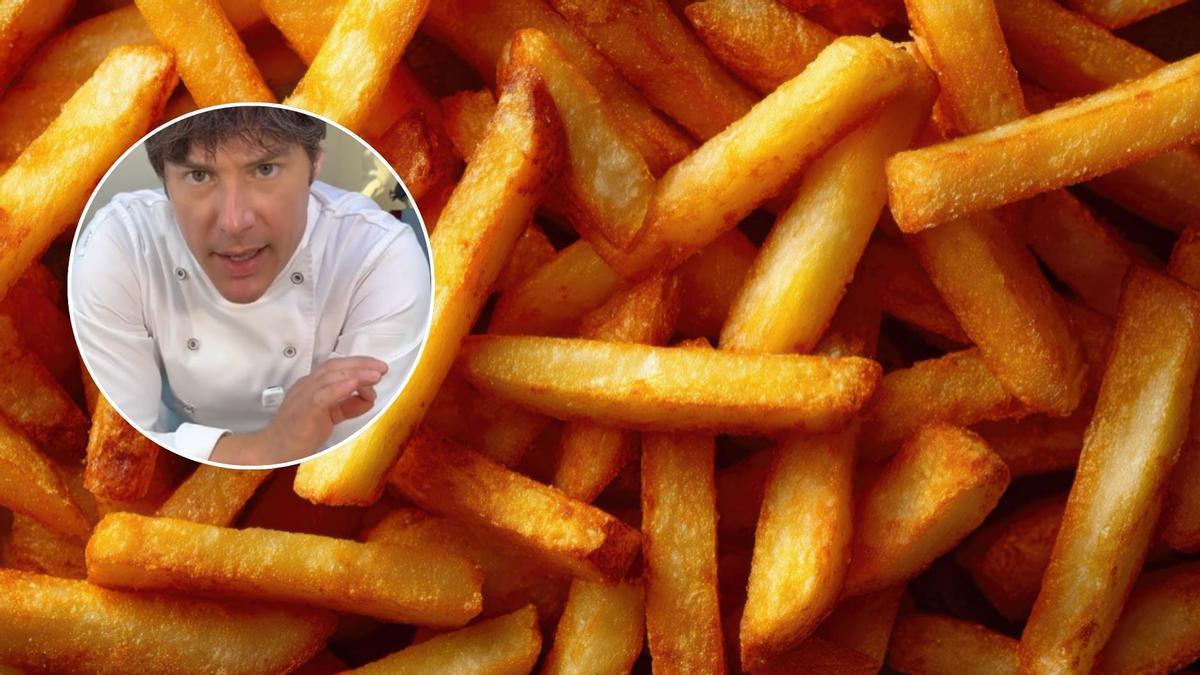 Jordi Cruz mostra com fer una versió més saludable de les patates fregides tradicionals