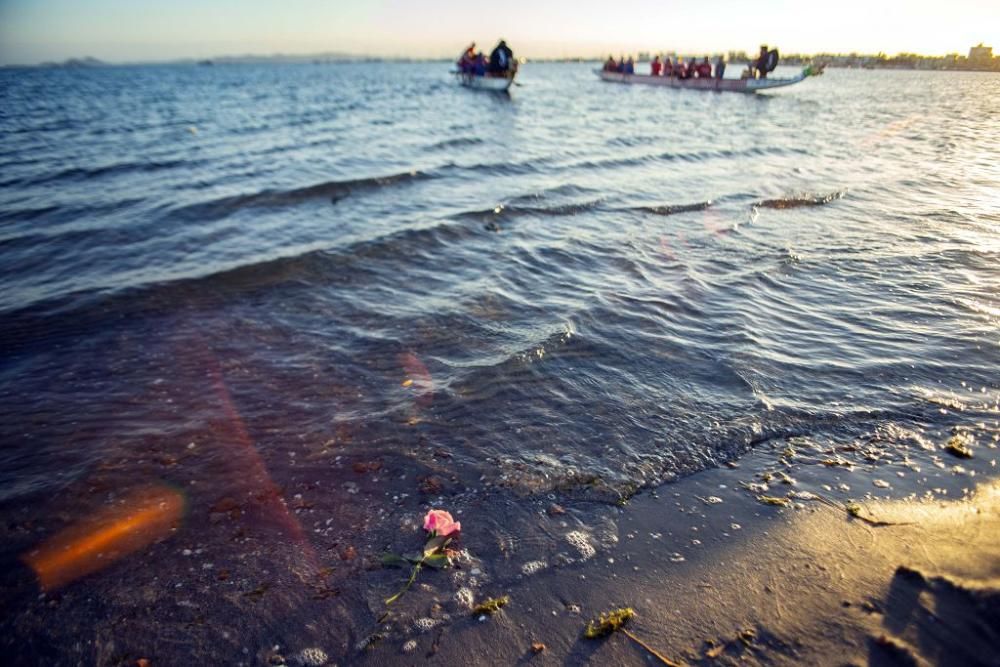 Tercer día consecutivo de protestas por el Mar Menor: Playa Villananitos