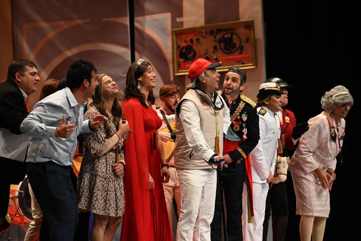 Los Chungos en su actuación del año pasado cuando interpretaron a la familia real.