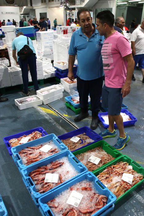 Así es un día de trabajo en la pescadería de Mercamálaga