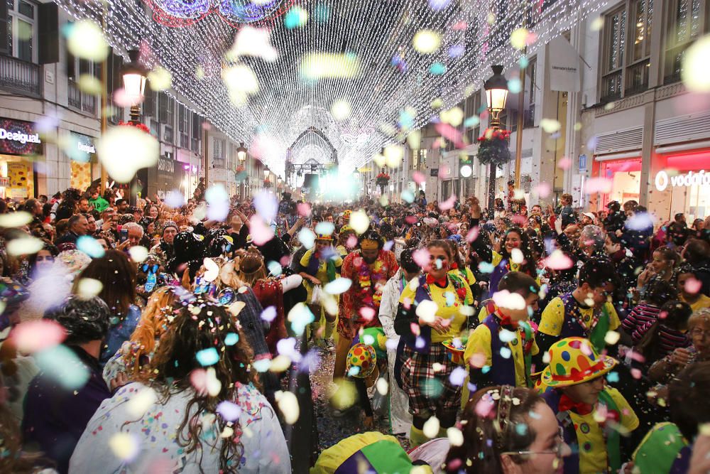 Sábado de carnaval en Málaga