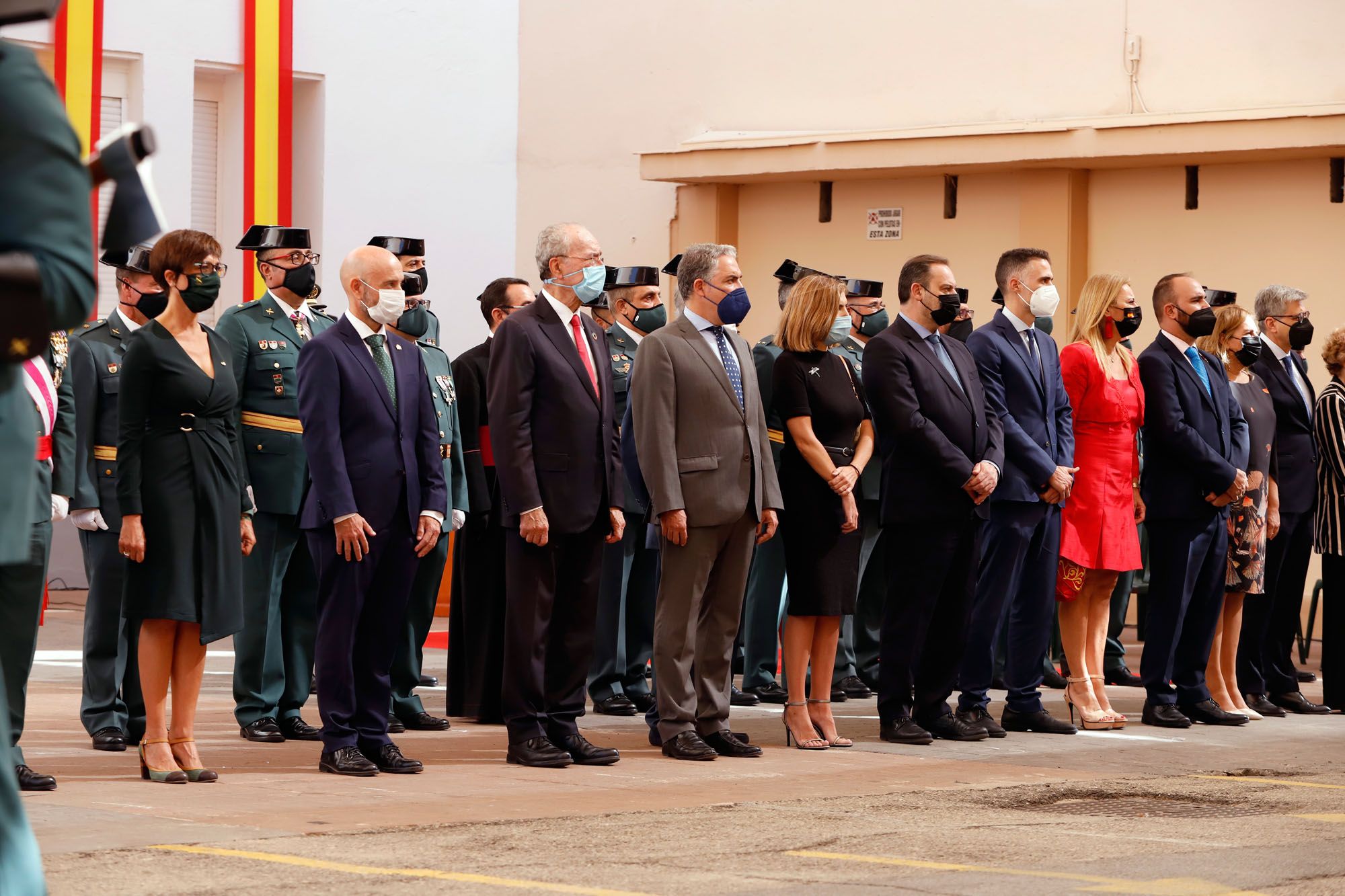 Celebración de la patrona de la Guardia Civil en la Comandancia de Málaga