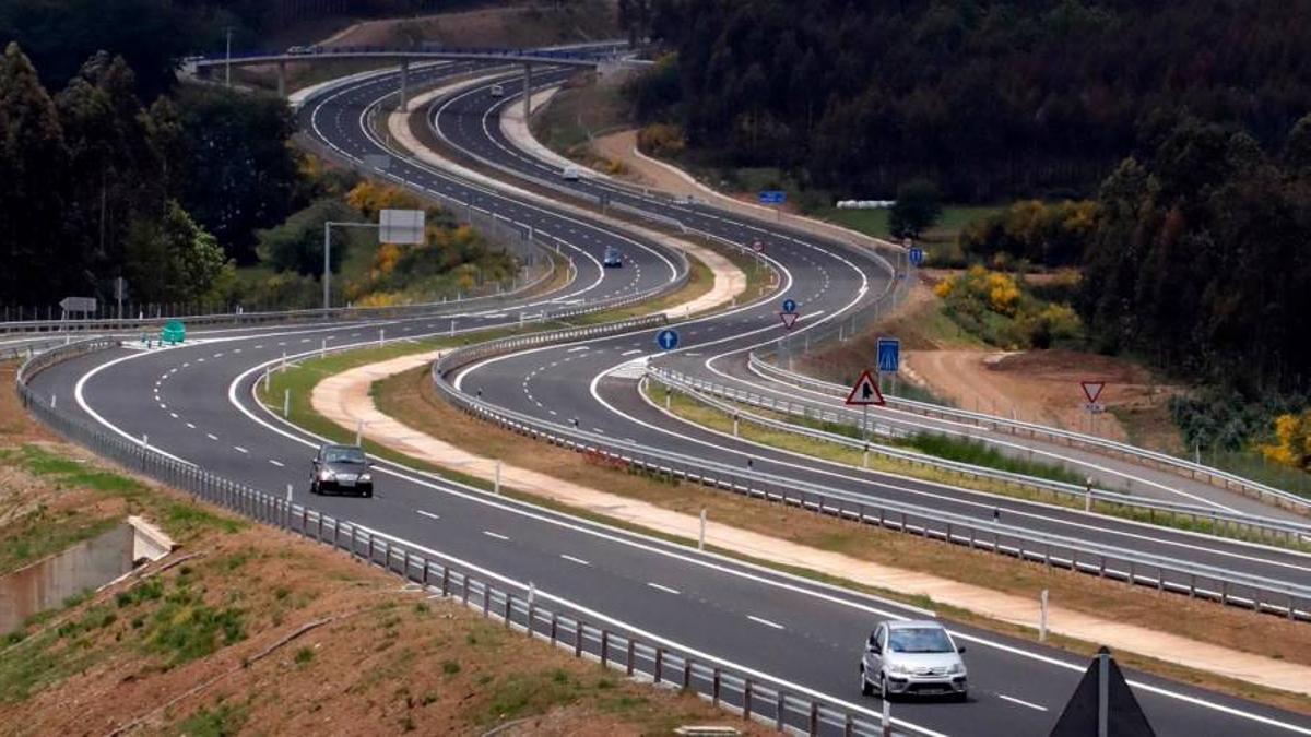 Un tramo ya en funcionamiento entre Santiago y Arzúa de la autovía a Lugo