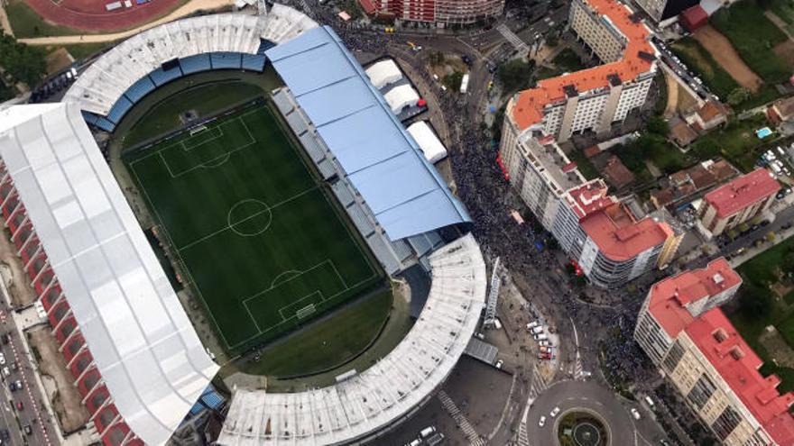 Celta de Vigo -Manchester United en Europa League | Balaídos desde el aire