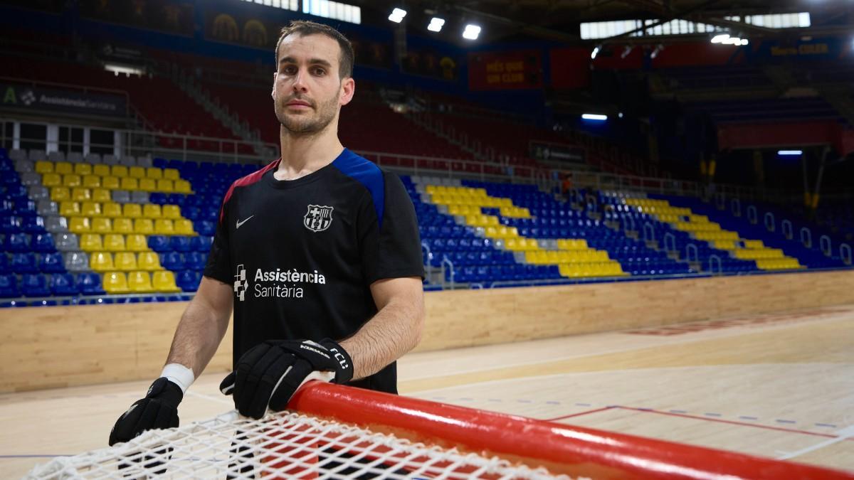 Xavi Barroso, centrocampista del Barça