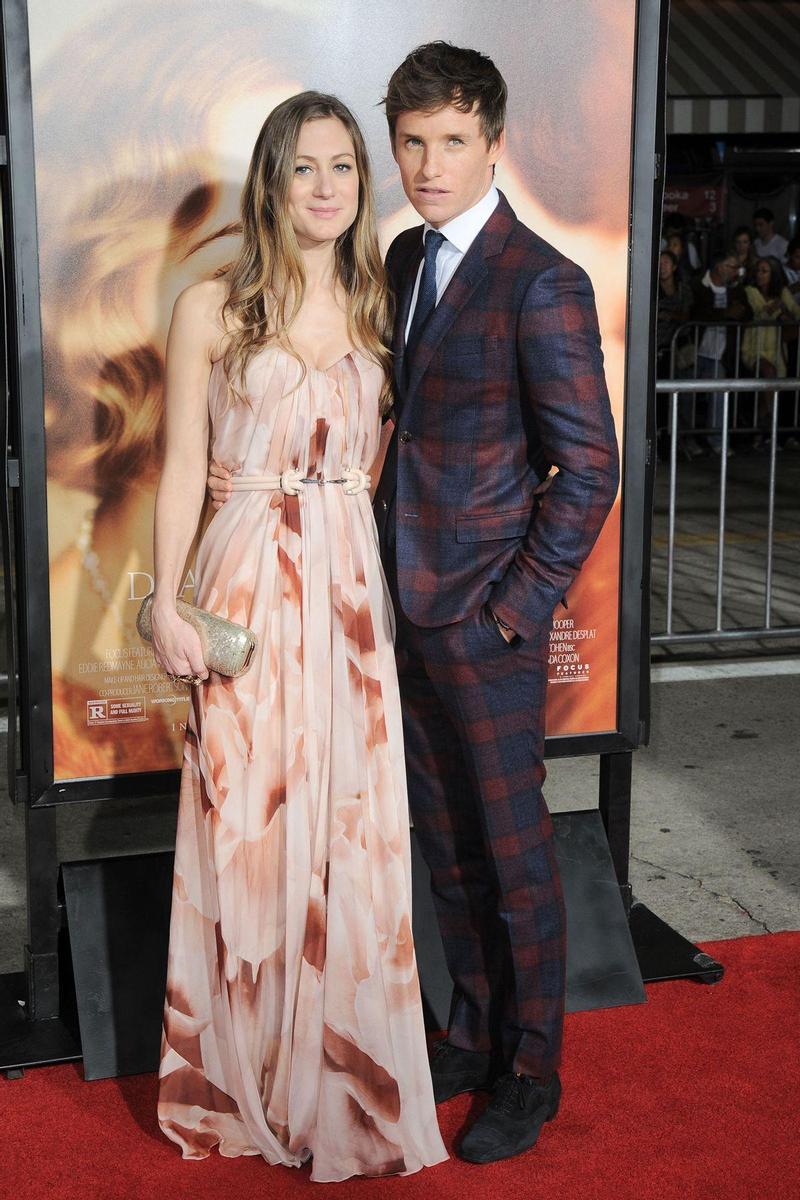 Eddie Redmayne y Hannah Bagshawe en el estreno de 'The Danish Girl'