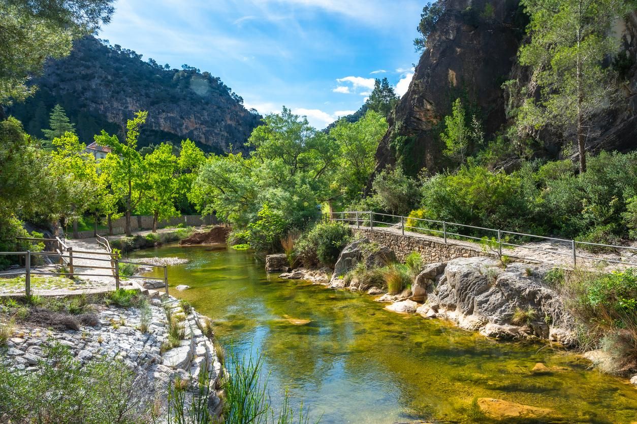 Las piscinas naturales de Fontcalda
