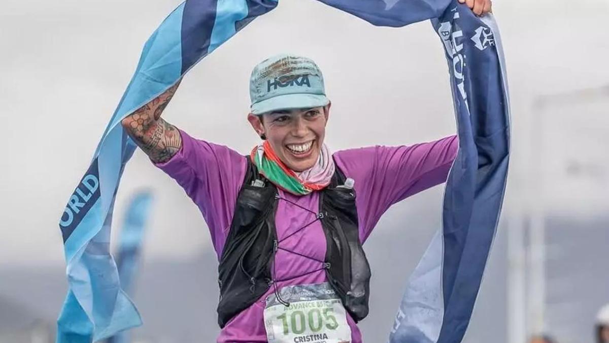 Cristina Santurino, en una de sus victorias