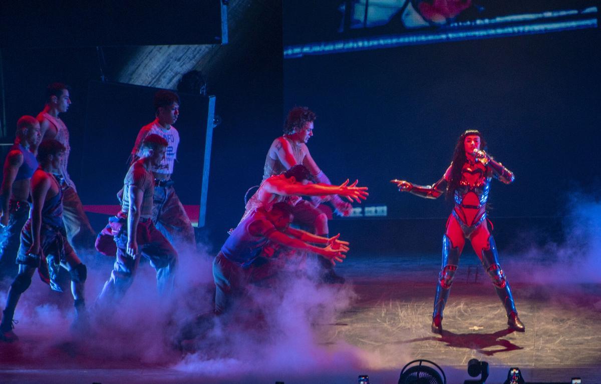 La cantante Katy Perry durante un concierto en el Palau Sant Jordi, a 9 de noviembre de 2025, en Barcelona, Catalunya (España). El concierto se engloba dentro de su gira The Lifetimes Tour.