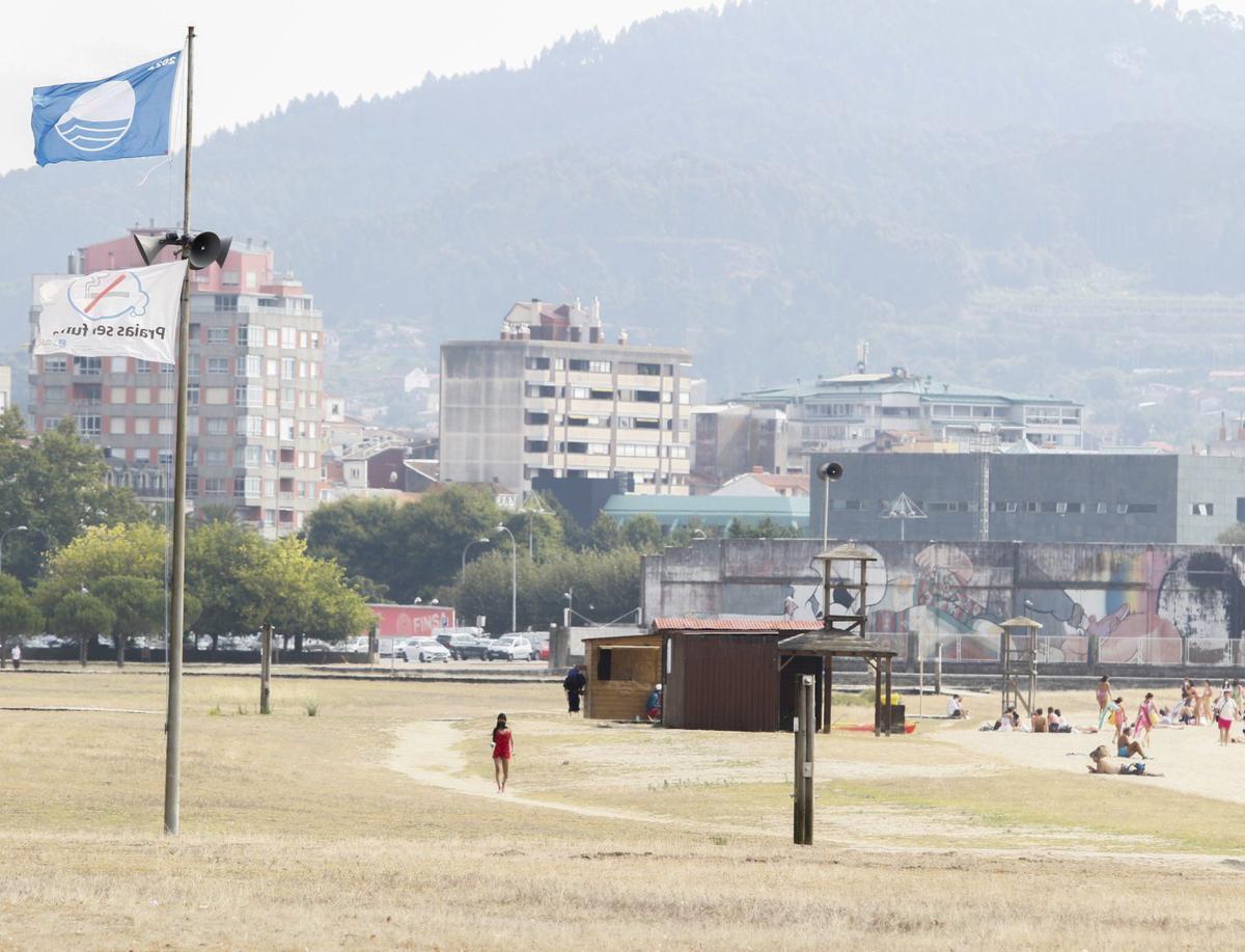 Playa de A Compostela, en Vilagarcía.