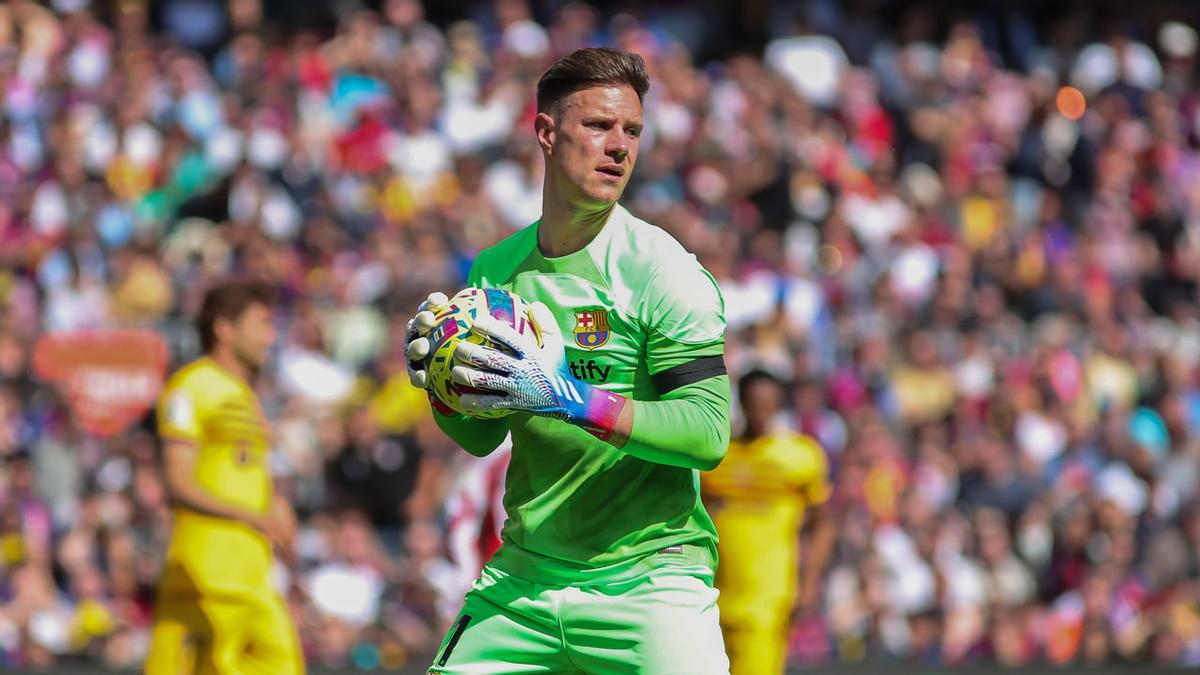 Ter Stegen salvó los tres puntos con su actuación frente al Atlético de Madrid