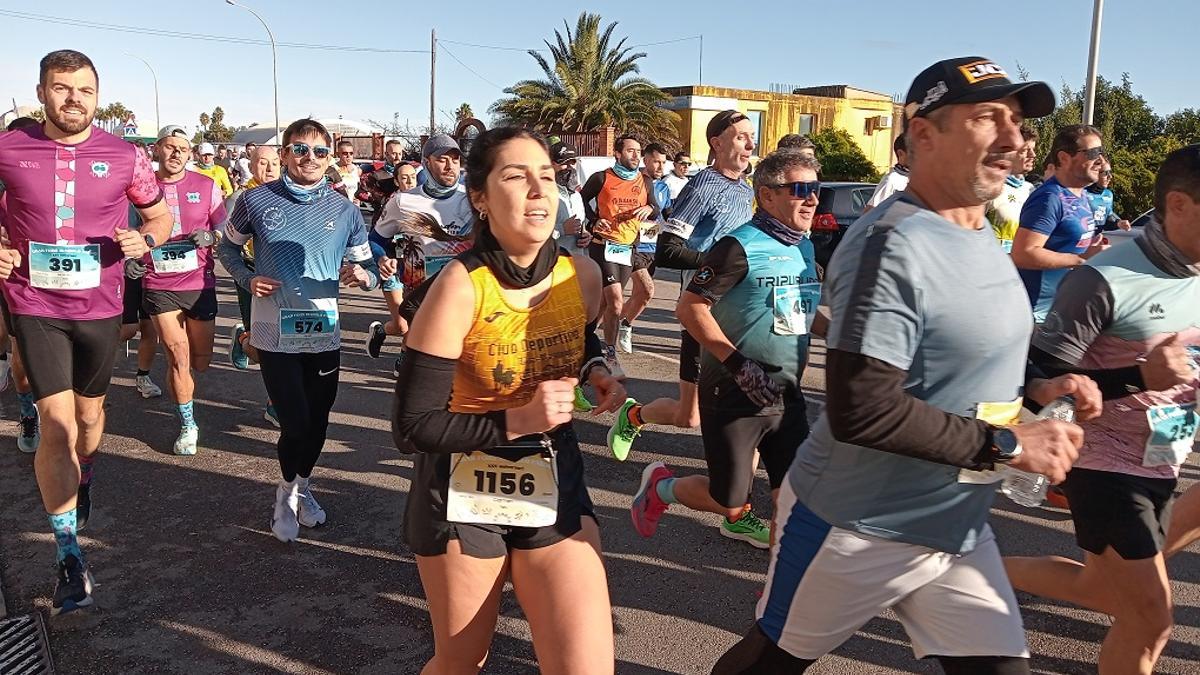 Una imagen de la jornada atlética de este martes en Xeraco