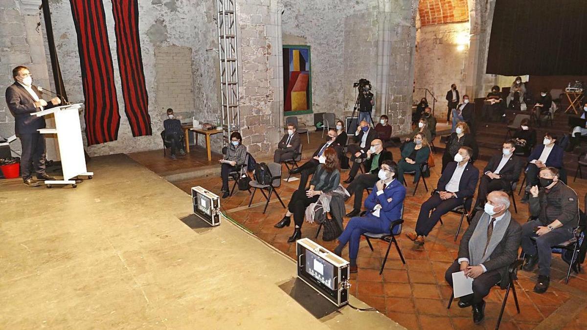 Presentació del projecte, el passat 29 de gener, a l&#039;Auditori de La Mercè de Girona.