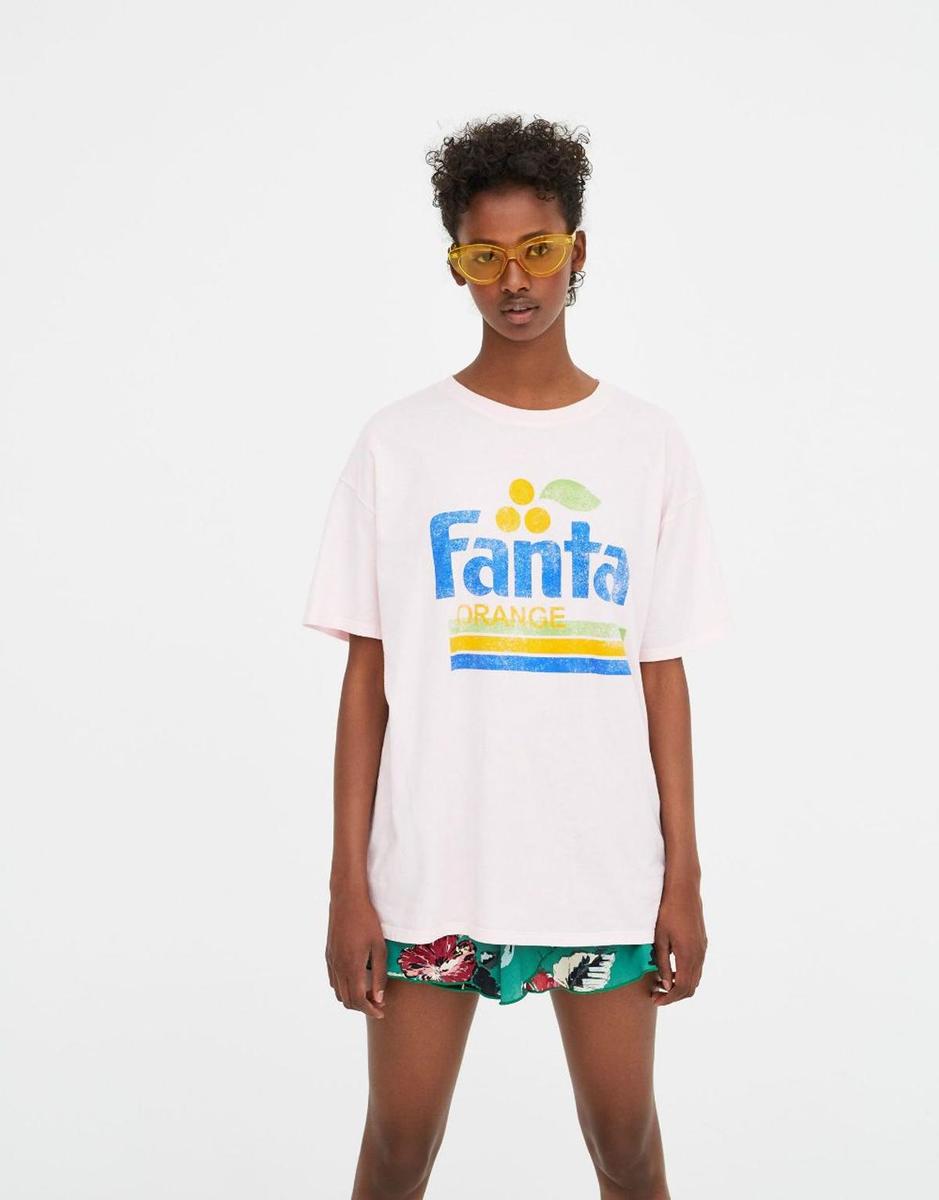 Camiseta de Fanta, de Pull&amp;Bear