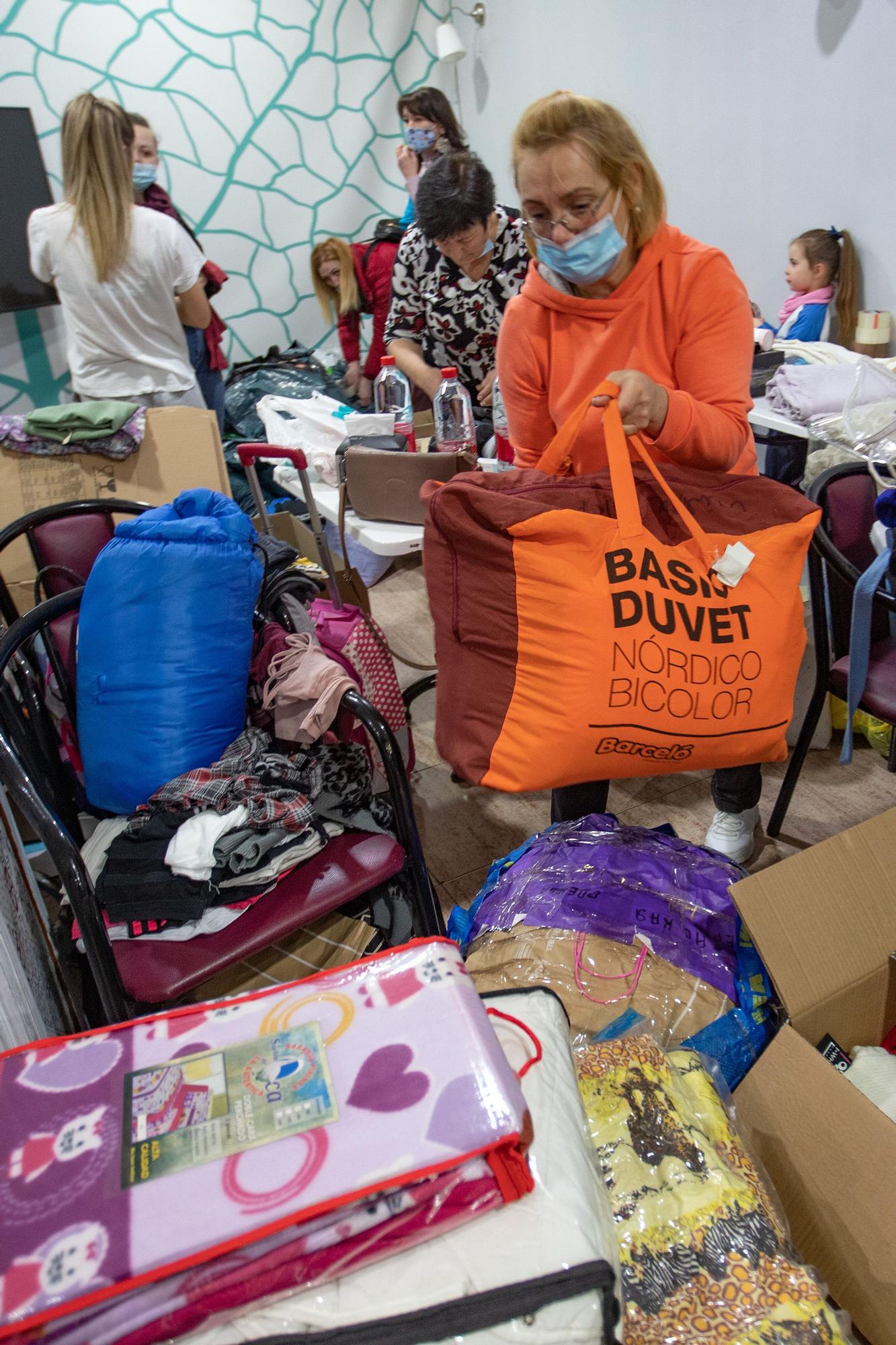 "La nueva luna": de cafetería a punto de recogida de ayuda humanitaria para Ucrania