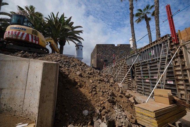 Visita a las obras de la Piscina Puerto de la Cruz