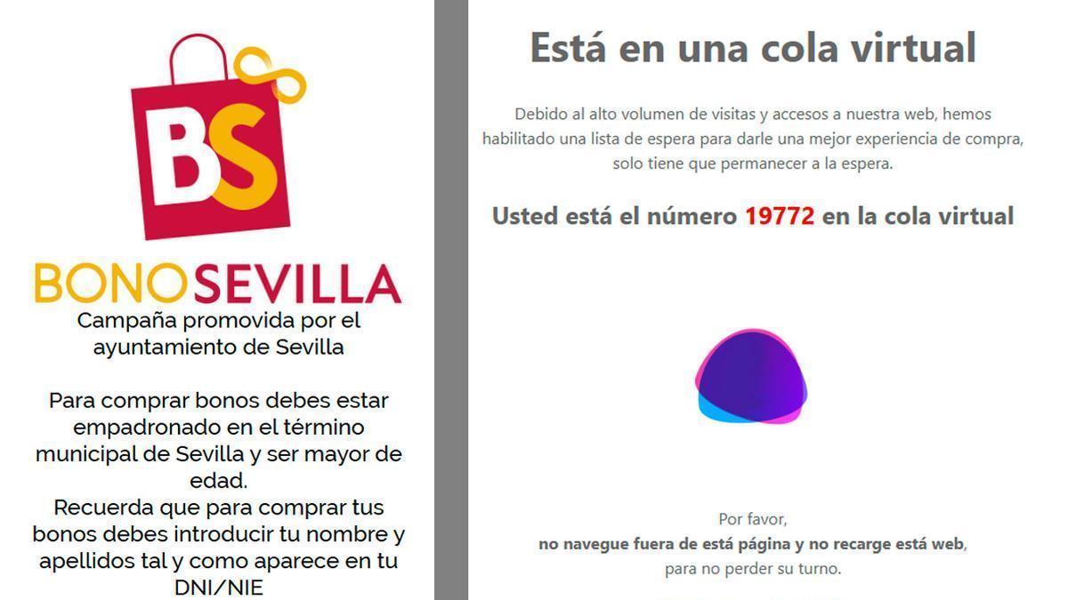Incidencia este miércoles por el Bono Sevilla.