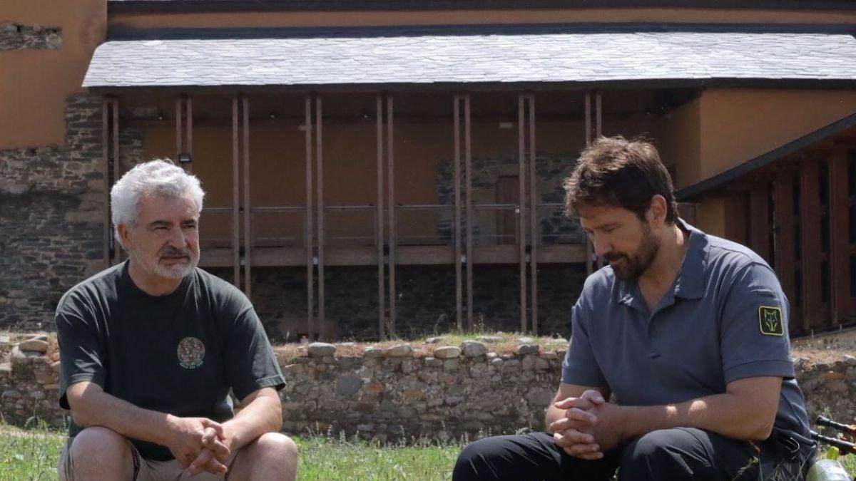 Un momento del episodio del documental &quot;El camino interior&quot;, con Javier Benavente