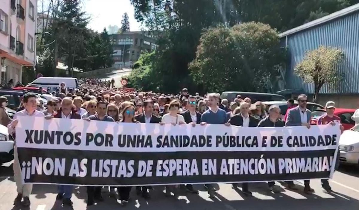 Más de 2.500 personas reclaman un centro de salud en O Grove