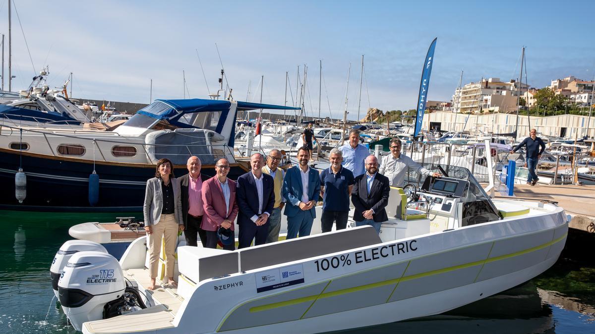 La presentació de l'embarcació elèctrica de Zephyr Boats