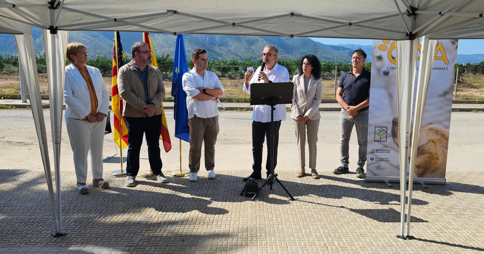 Inauguración del Centro de Acogida de Animales de la Safor en Tavernes de la Valldigna