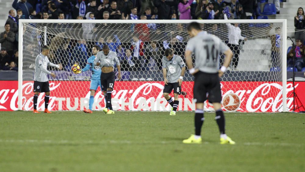 El Dépor sale goleado de Leganés