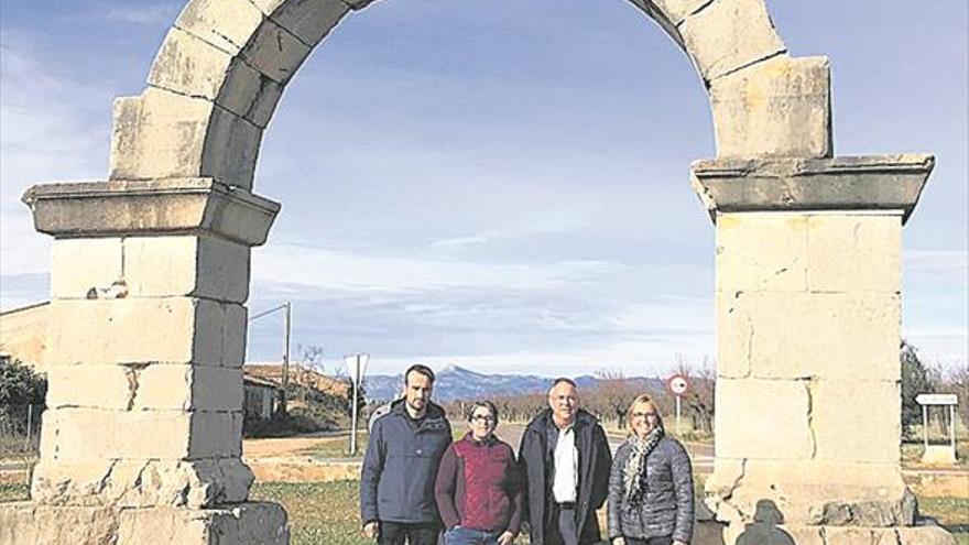 Cabanes y Patrimonio colaboran para hacer accesible el Arc Romà