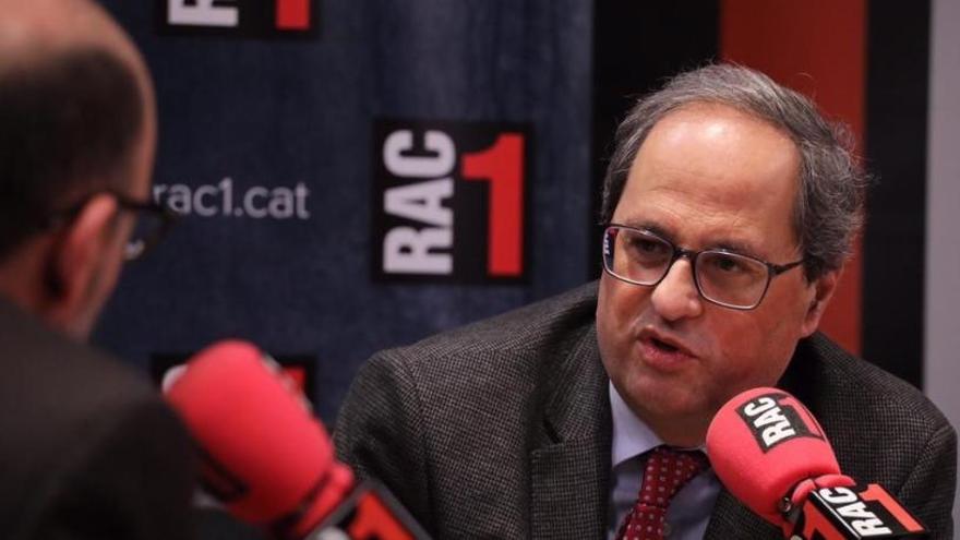 El presidente catalán, Quim Torra